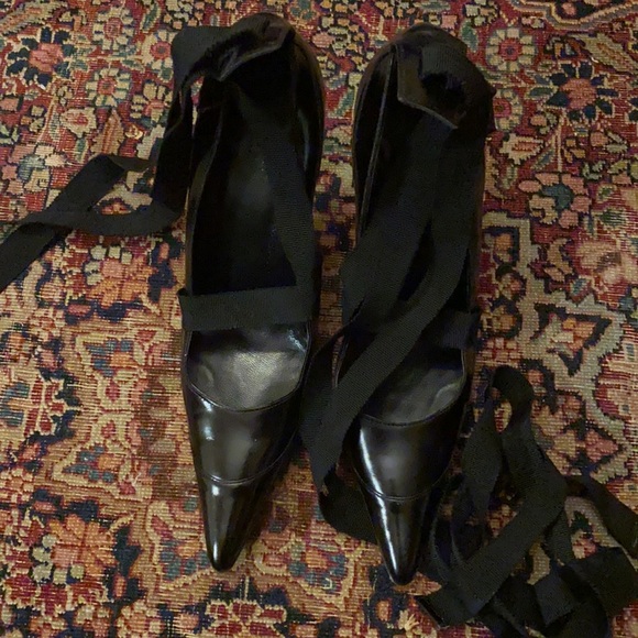 ICONIC GUCCI x TOM FORD RUNWAY W/F 2002 COLLECTION BLACK LEATHER STILETTOS AUTH - Picture 15 of 17